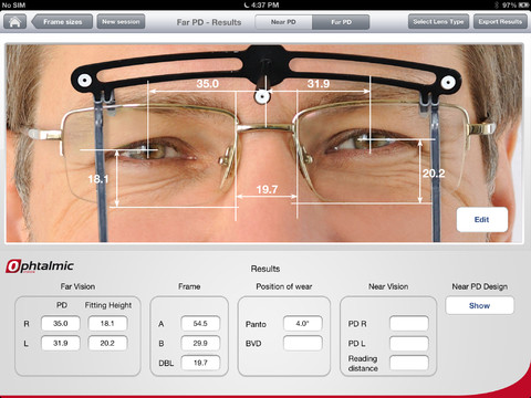 Ophtalmic Vision Fit 1